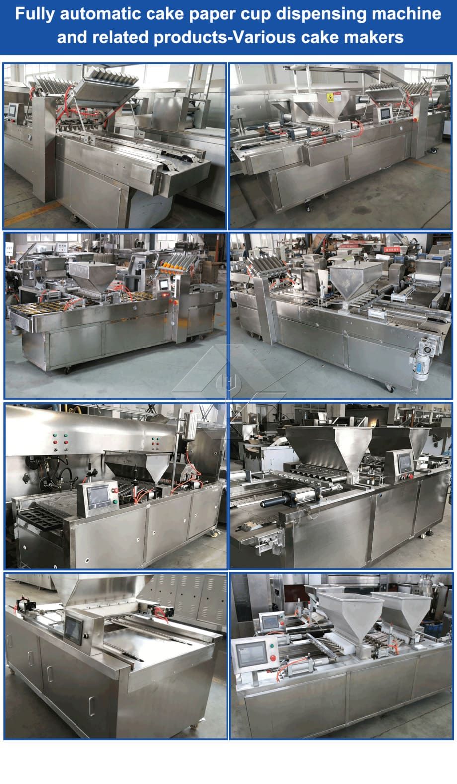 कपकेक पेपर्स लगाने के लिए स्वचालित मफिन उत्पादन लाइन फैक्टरी मूल्य औद्योगिक मिनी कप केक बनाने की मशीन